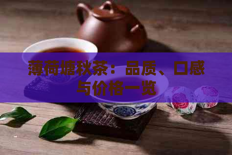 薄荷塘秋茶：品质、口感与价格一览