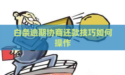 白条逾期协商还款技巧如何操作