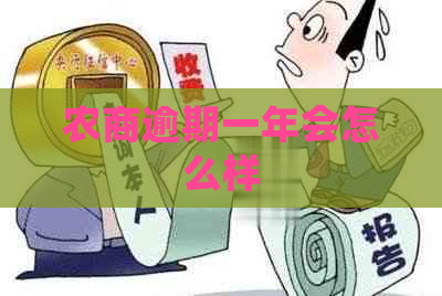 农商逾期一年会怎么样