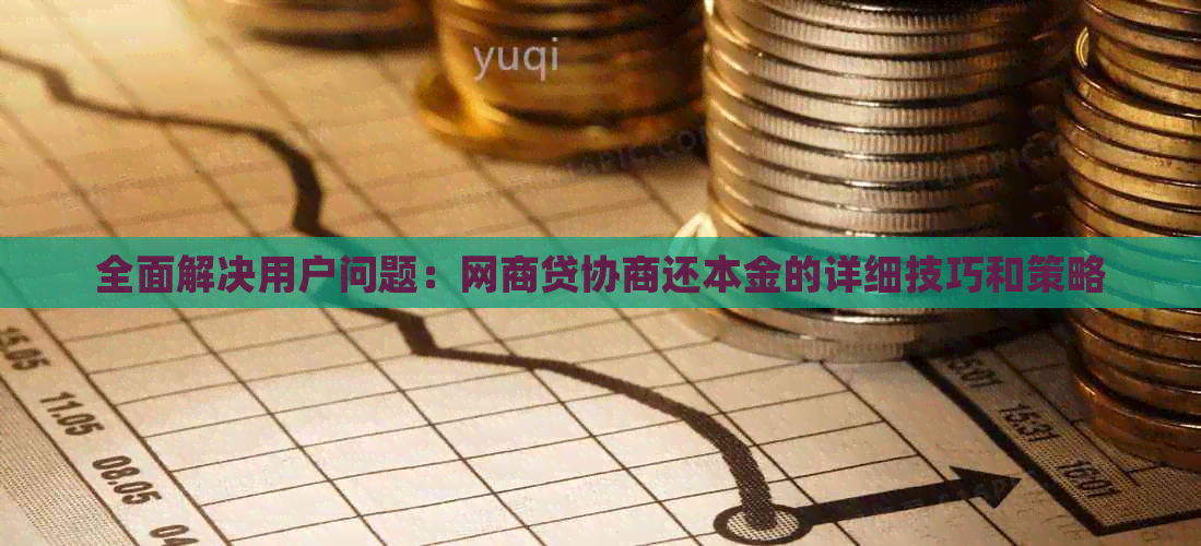 全面解决用户问题：网商贷协商还本金的详细技巧和策略