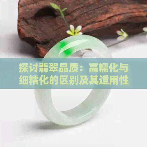 探讨翡翠品质：高糯化与细糯化的区别及其适用性