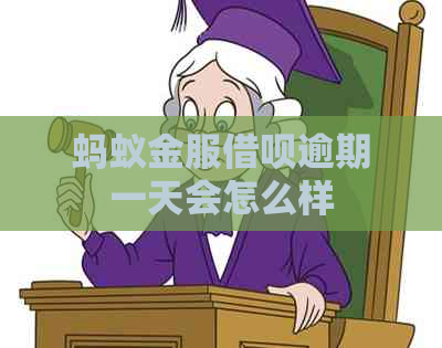 蚂蚁金服借呗逾期一天会怎么样