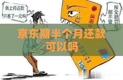 京东期半个月还款可以吗