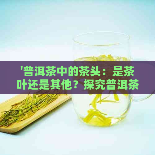 '普洱茶中的茶头：是茶叶还是其他？探究普洱茶的组成成分'