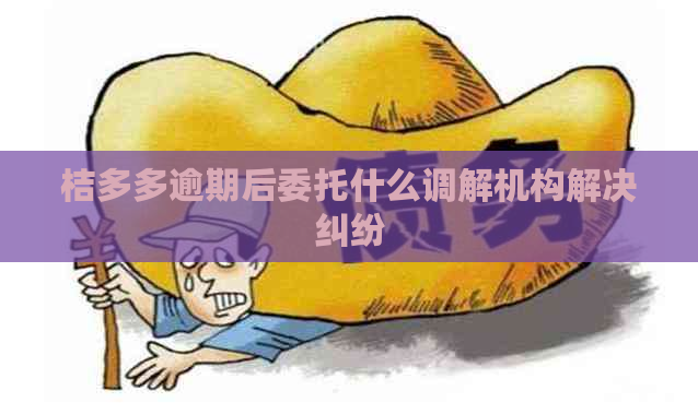 桔多多逾期后委托什么调解机构解决纠纷