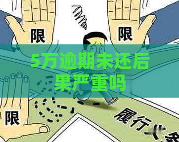 5万逾期未还后果严重吗