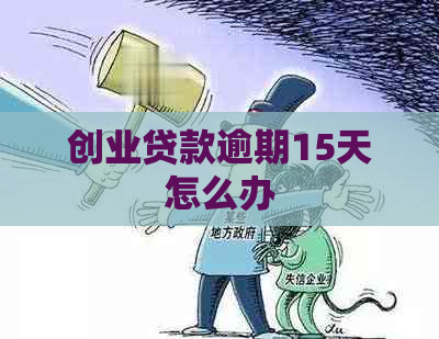 创业贷款逾期15天怎么办