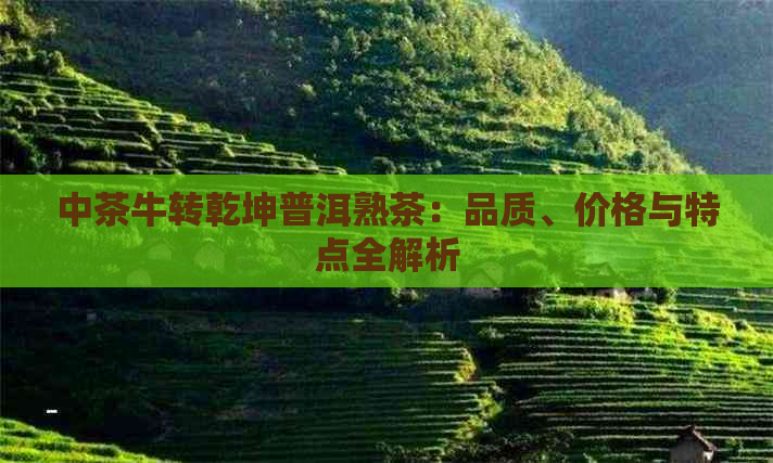 中茶牛转乾坤普洱熟茶：品质、价格与特点全解析