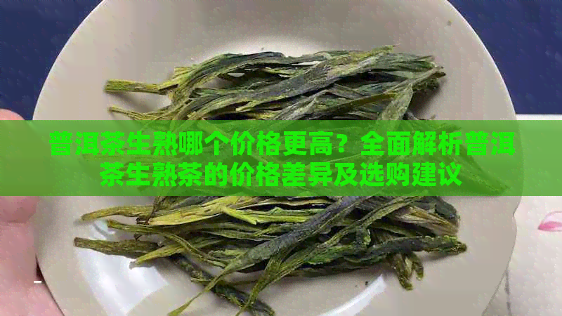 普洱茶生熟哪个价格更高？全面解析普洱茶生熟茶的价格差异及选购建议