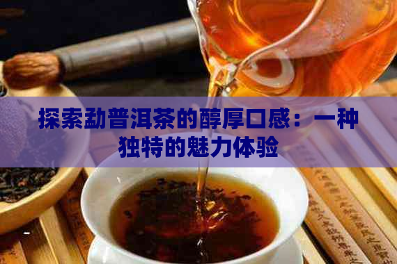 探索勐普洱茶的醇厚口感：一种独特的魅力体验