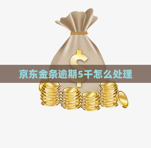 京东金条逾期5千怎么处理