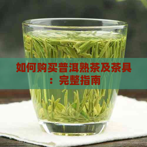 如何购买普洱熟茶及茶具：完整指南