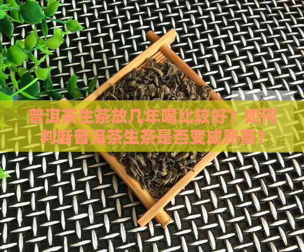 普洱茶生茶放几年喝比较好？如何判断普洱茶生茶是否变成熟茶？