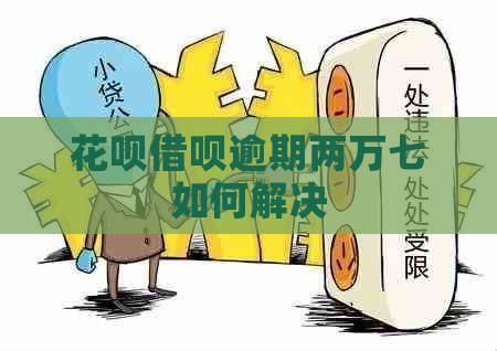 花呗借呗逾期两万七如何解决