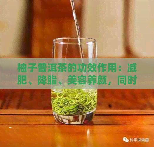 柚子普洱茶的功效作用：减肥、降脂、美容养颜，同时需注意禁忌和正确泡法。