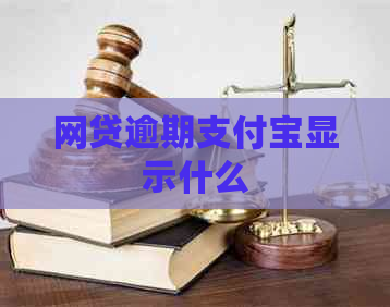 网贷逾期支付宝显示什么