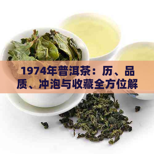 1974年普洱茶：历、品质、冲泡与收藏全方位解析