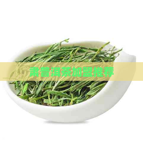 肃普洱茶加盟推荐