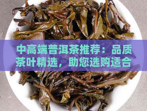 中高端普洱茶推荐：品质茶叶精选，助您选购适合的茶品