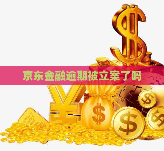 京东金融逾期被立案了吗