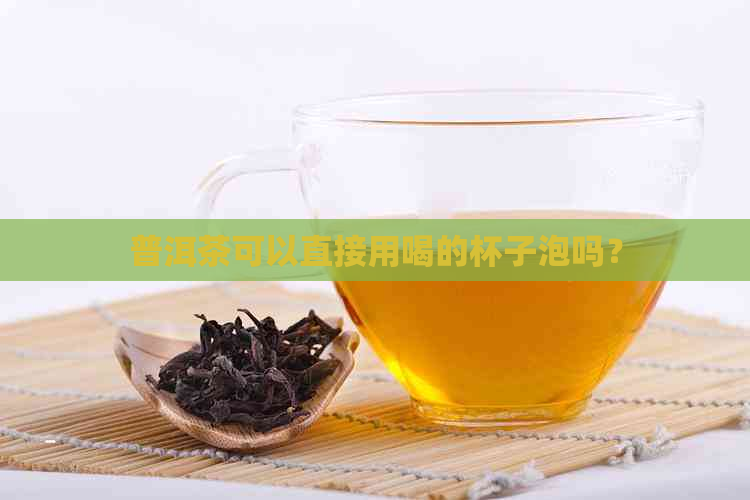 普洱茶可以直接用喝的杯子泡吗？