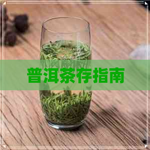 普洱茶存指南