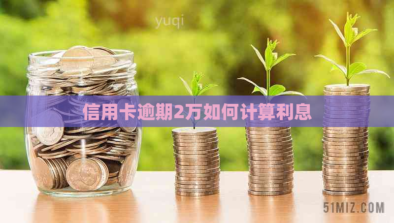 信用卡逾期2万如何计算利息