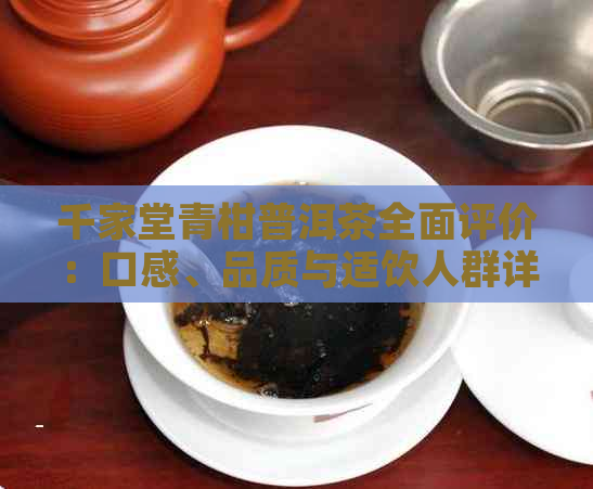 千家堂青柑普洱茶全面评价：口感、品质与适饮人群详解，看这一篇就够了！