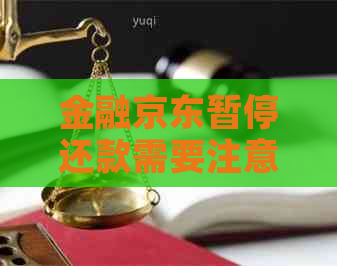 金融京东暂停还款需要注意什么