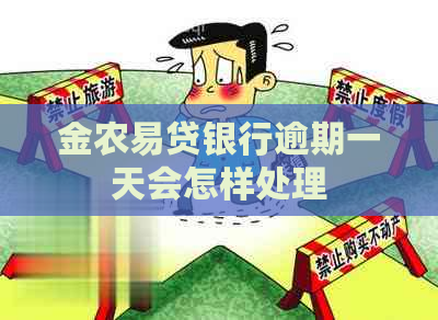 金农易贷银行逾期一天会怎样处理