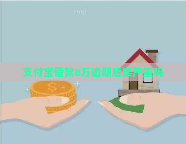 支付宝借款8万逾期后果严重吗