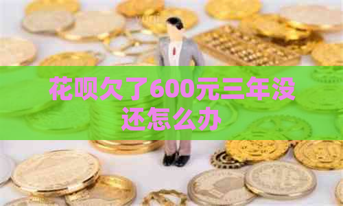 花呗欠了600元三年没还怎么办