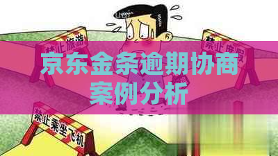 京东金条逾期协商案例分析