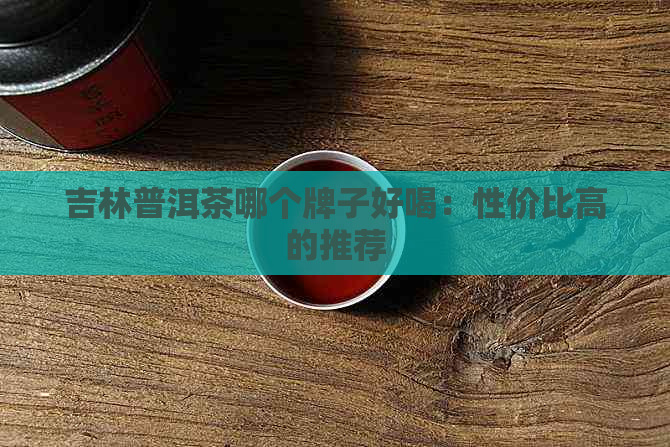 吉林普洱茶哪个牌子好喝：性价比高的推荐