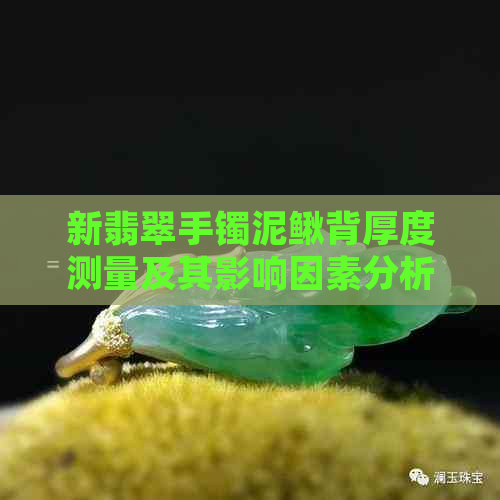 新翡翠手镯泥鳅背厚度测量及其影响因素分析