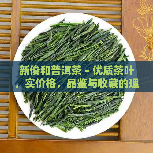 新俊和普洱茶 – 优质茶叶，实价格，品鉴与收藏的理想选择