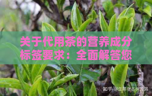 关于代用茶的营养成分标签要求：全面解答您的疑问