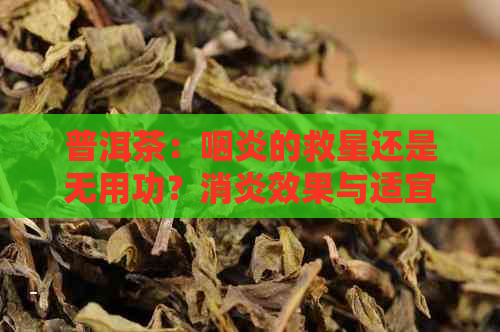 普洱茶：咽炎的救星还是无用功？消炎效果与适宜饮用方法解析