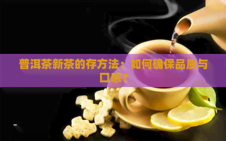 普洱茶新茶的存方法：如何确保品质与口感？