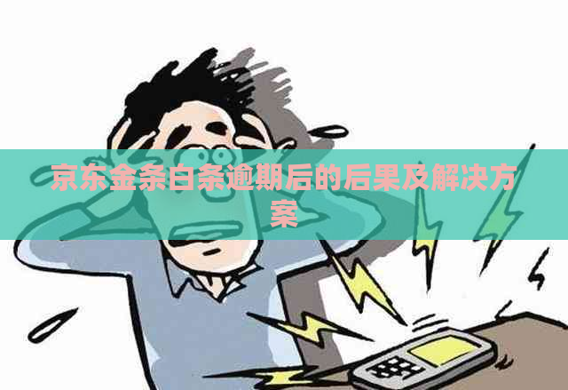 京东金条白条逾期后的后果及解决方案