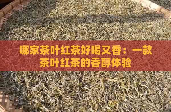 哪家茶叶红茶好喝又香：一款茶叶红茶的香醇体验