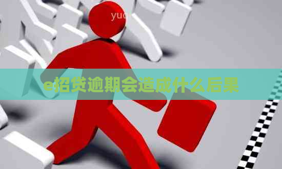 e招贷逾期会造成什么后果