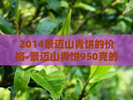 2014景迈山青饼的价格-景迈山青饼950克的多少钱