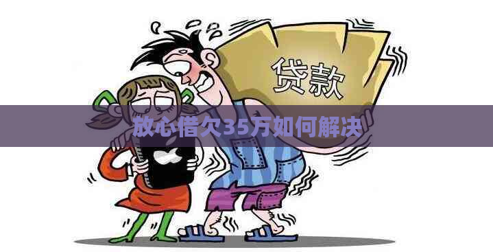 放心借欠35万如何解决