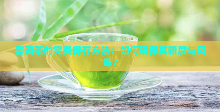 普洱茶的完美保存方法：如何确保其新度与风味？