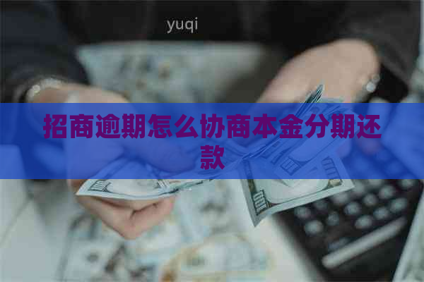 招商逾期怎么协商本金分期还款