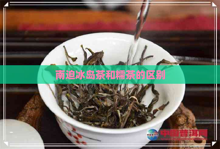 南迫冰岛茶和糯茶的区别