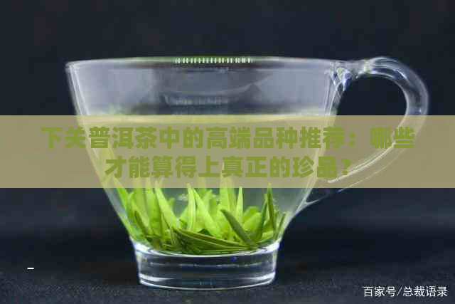 下关普洱茶中的高端品种推荐：哪些才能算得上真正的珍品？