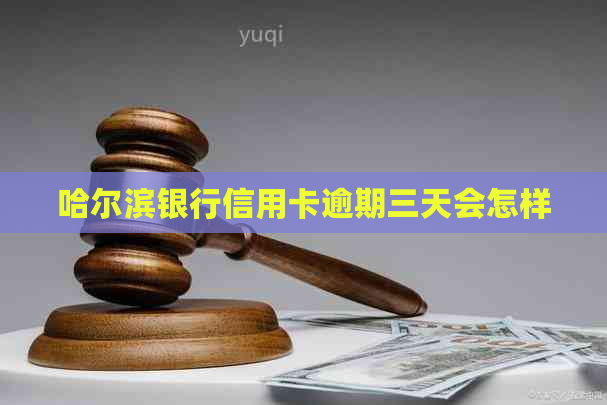 哈尔滨银行信用卡逾期三天会怎样