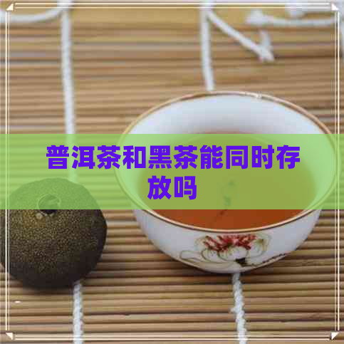 普洱茶和黑茶能同时存放吗